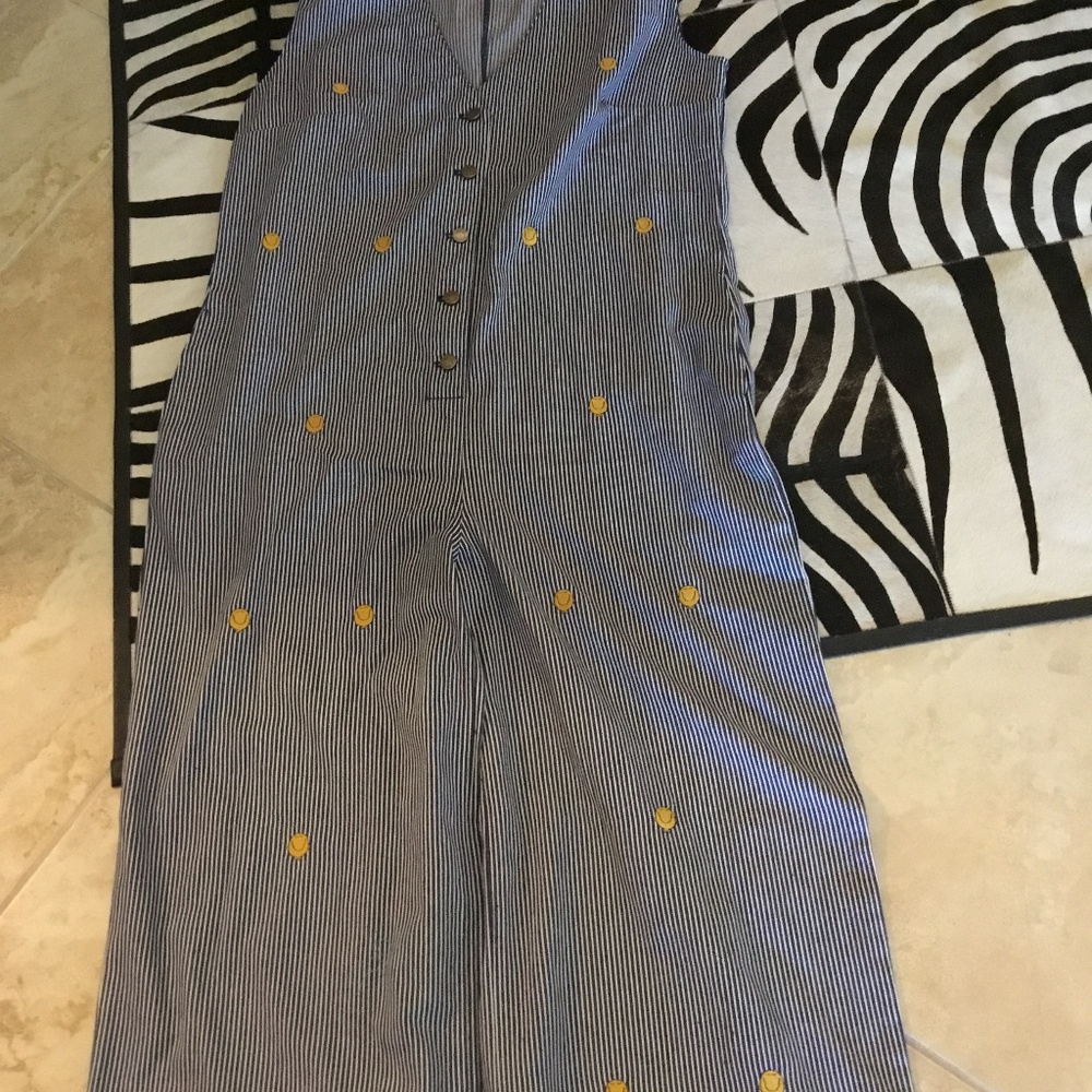 Lazy Oafx Mr  Men striped jumpsuit size 20 New without tags